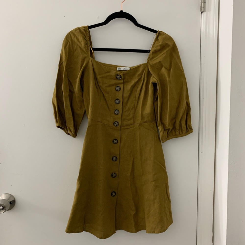 ZARA Button front dress
